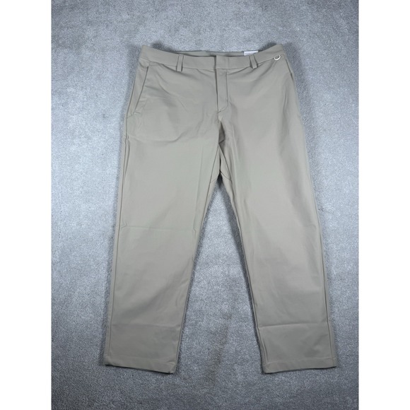 Nike 24.7 Golf Pants Men 36x30 Beige Standard Fit 5 Perfect Stretch UPF 40+ New